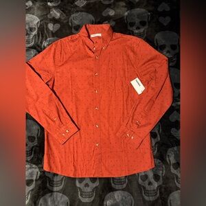 Sonoma Burnt orange button up shirt